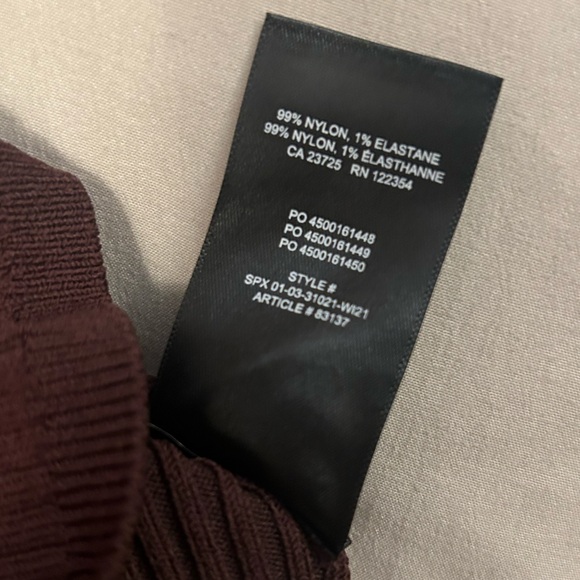 Babaton Sculpt Knit Top (in Brown) - Picture 6 of 8